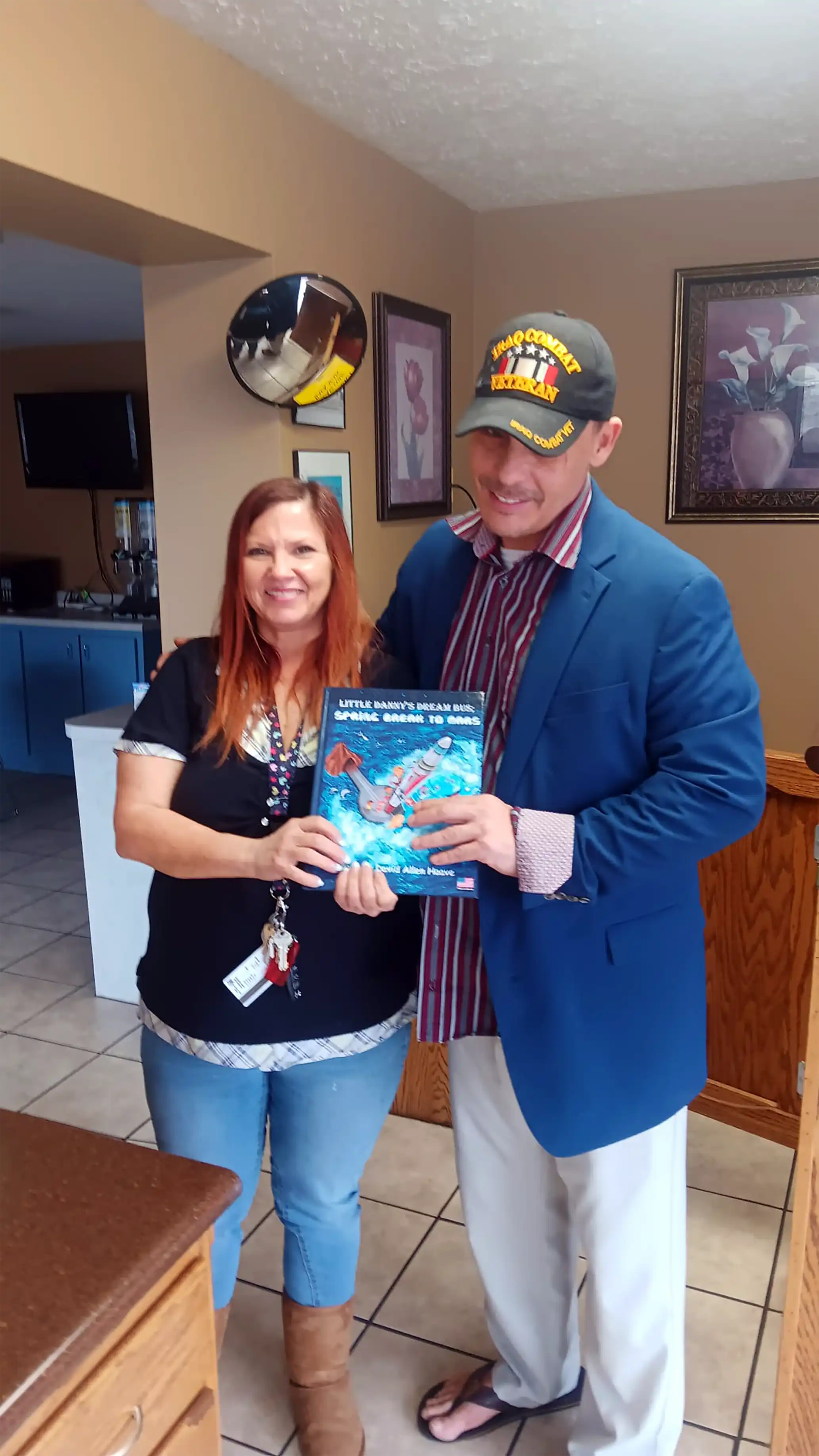 Veteran book author David Haave at Hotel Rolla MO 2024